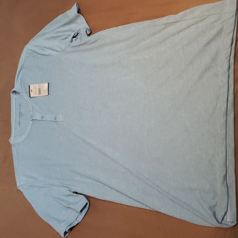 John Varvatos pond blue shirt.